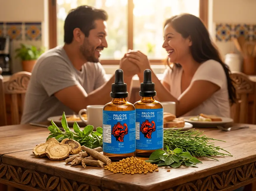Pareja desayunando juntos y sonriendo