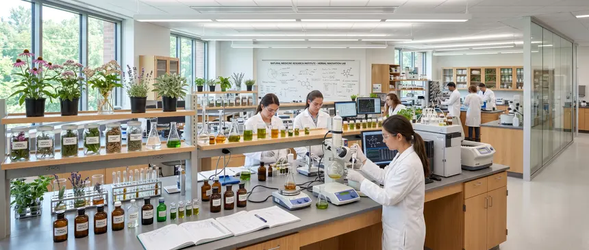 Elaboración de suplementos naturales en laboratorio